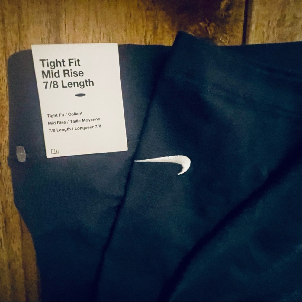 Nike Slate Blue Mid Rise 7/8 Leggings - 2X - Picture 1 of 6